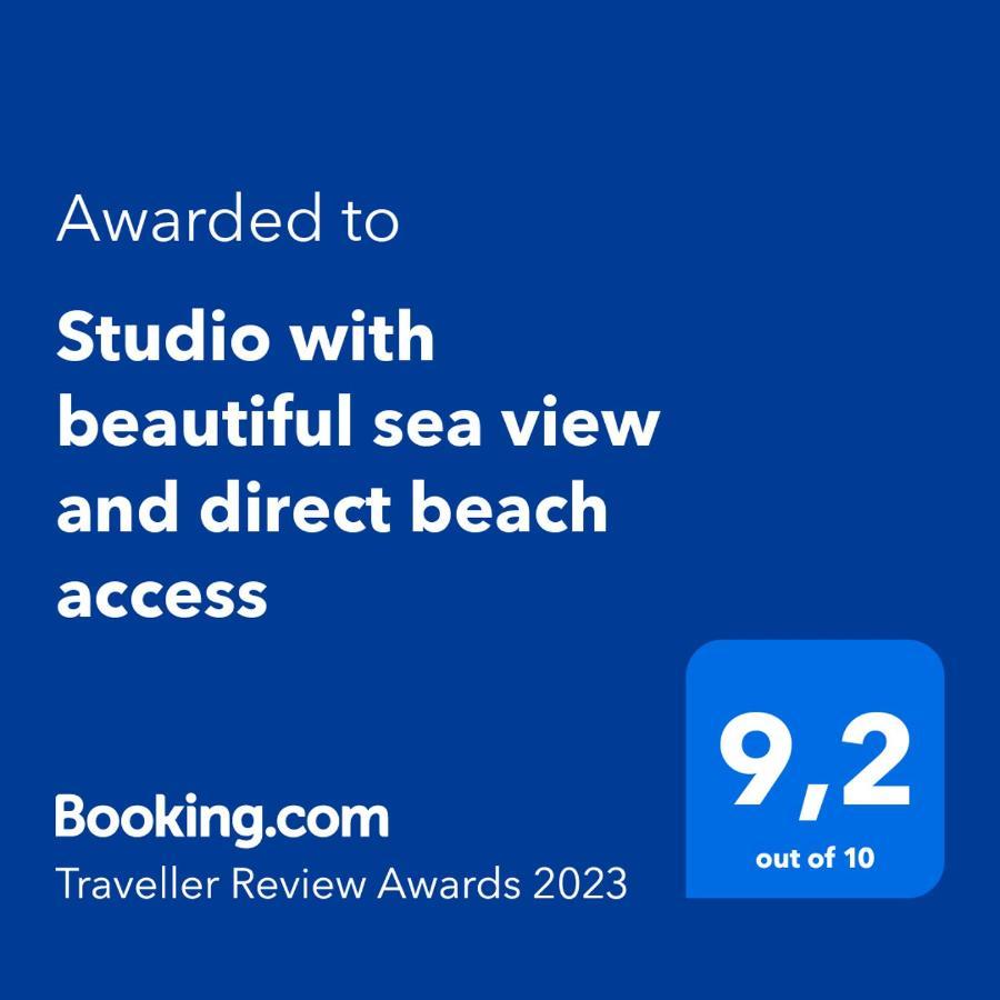 Studio With Beautiful Sea View And Direct Beach Access Cannes Exteriér fotografie